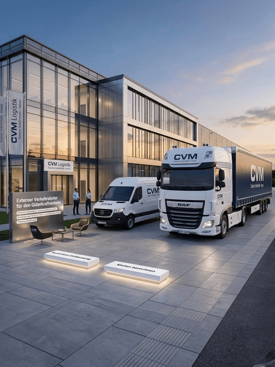 Lkw auf deutscher Autobahn – Güterkraftverkehr und Logistik
